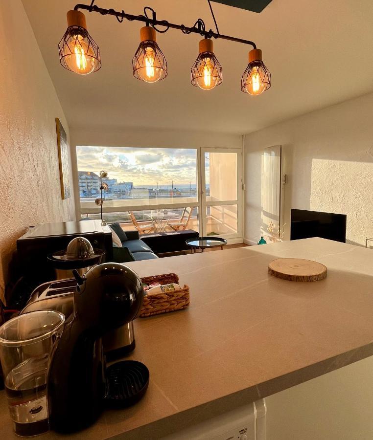 Appartement Cosy Avec Vue Mer Stella-Plage Esterno foto